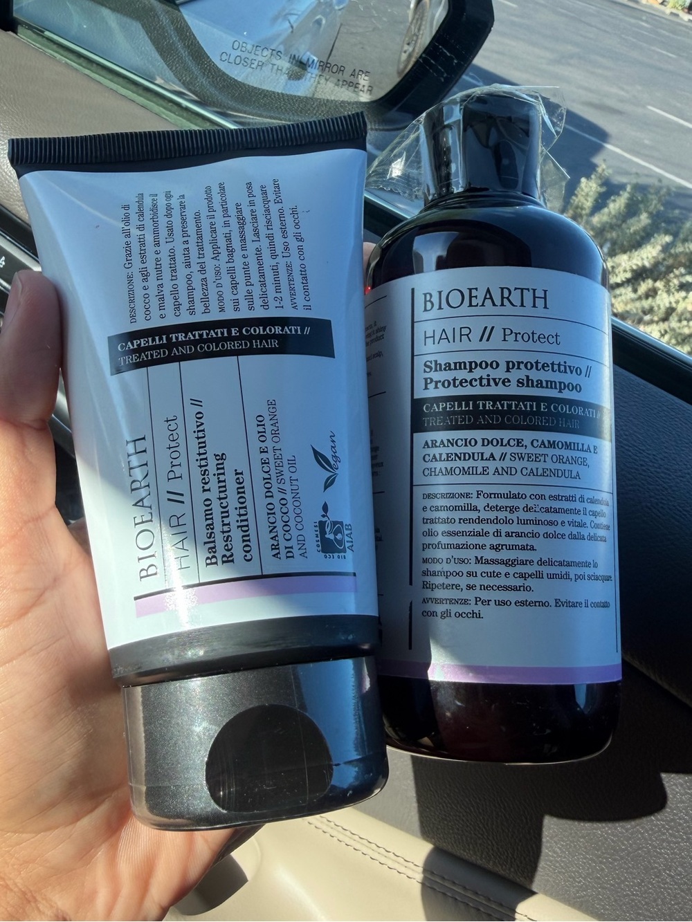 Bioearth Hair Protect Shampoo & Conditioner Set for Color-Treated Hair